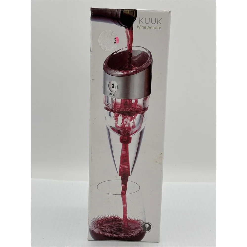 Kuuk Wine Aerator Pourer for Red & White Wine (6 Speed Settings)